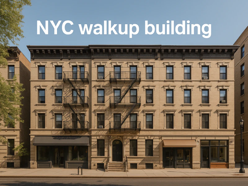 NYC walkup building